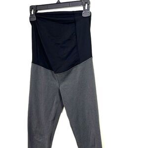 Isabel Maternity Leggings Charcoal Gray XSMALL